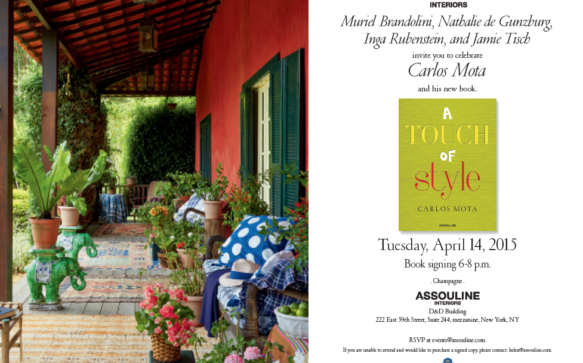 A Touch of Style – book event CARLOS MOTA